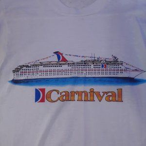 VINTAGE Carnival Cruise Shirt SUPER RARE